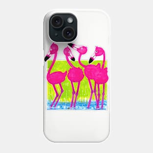 Flamingles Phone Case