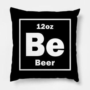 Beer 12oz Element of the Periodic Table Pillow