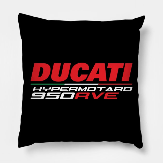 Ducati Hypermotard RVE Pillow by tushalb