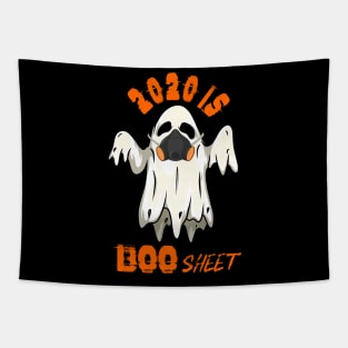 2020 Boo Sheet Shirt for Women Men - Ghost in Mask Halloween Tapestry