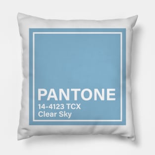 PANTONE 14-4123 TCX Clear Sky Pillow