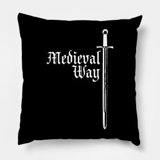 Medieval Way (sword) 2 White Pillow