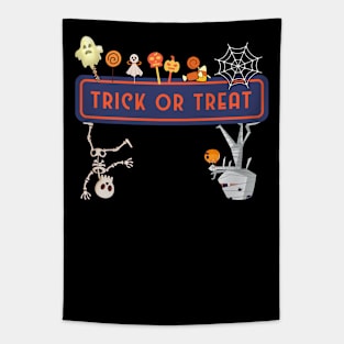 Trick or Treat - Kids Design - Spooky Halloween Tapestry