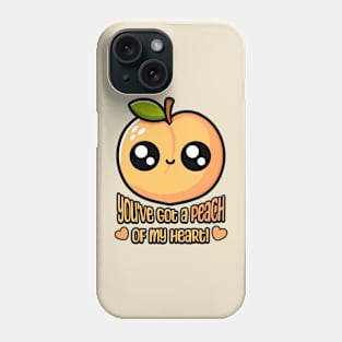 You've Got A Peach Of My Heart! Cute Peach Pun Phone Case