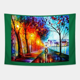 natural village painting Tapestry