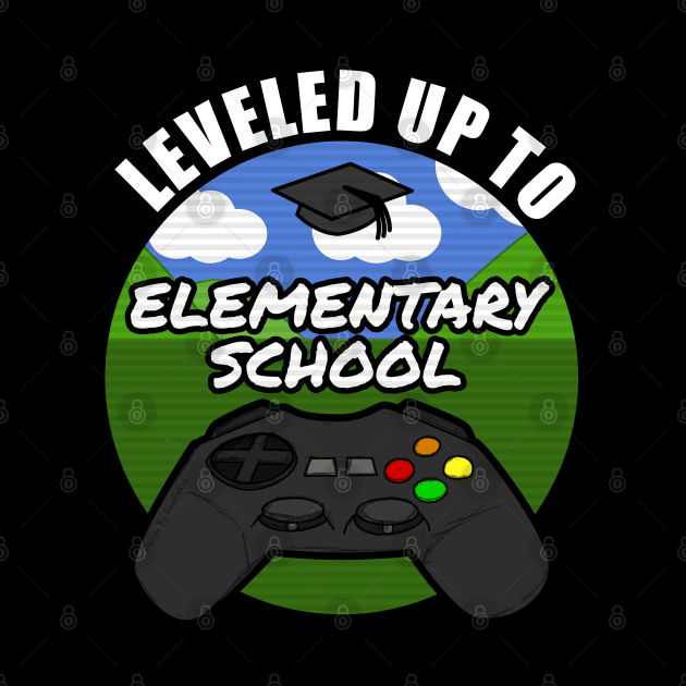 Leveled Up To Elementary School Gamer Gaming 2021 by doodlerob