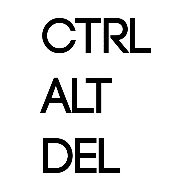 CTRL ALT DEL by GunGirl