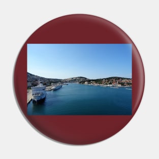 Dubrovnik sea port  Adriatic Sea Pin