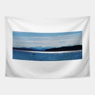 A View from Jetty Island, near Seattle, Washington Tapestry