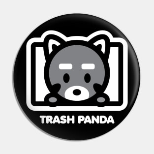 Raccoon Trash Panda Animal Lover Cute Mammal Paws Adorable Bambu Brand Pin