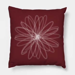 Imperfect Spirograph no. 7 blur Pillow