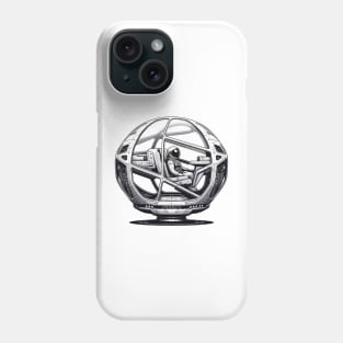 Interstellar Transit: Quantum Teleportation Pod Phone Case