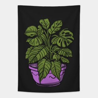 Monstera plant Tapestry