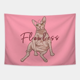 Flawless Sphynx Cat Tapestry