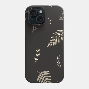 Abstract mystic plants and flowers Phone Case