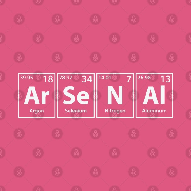 Arsenal (Ar-Se-N-Al) Periodic Elements Spelling by cerebrands