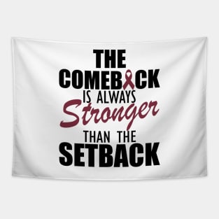 Multiple Myeloma - The comeback is always stronger than the setback Tapestry