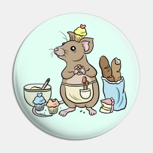 Home baker mouse Pin