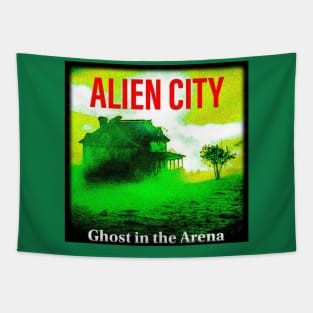 Ghost in the Arena design Tapestry