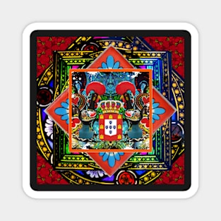 Portuguese folk art Magnet