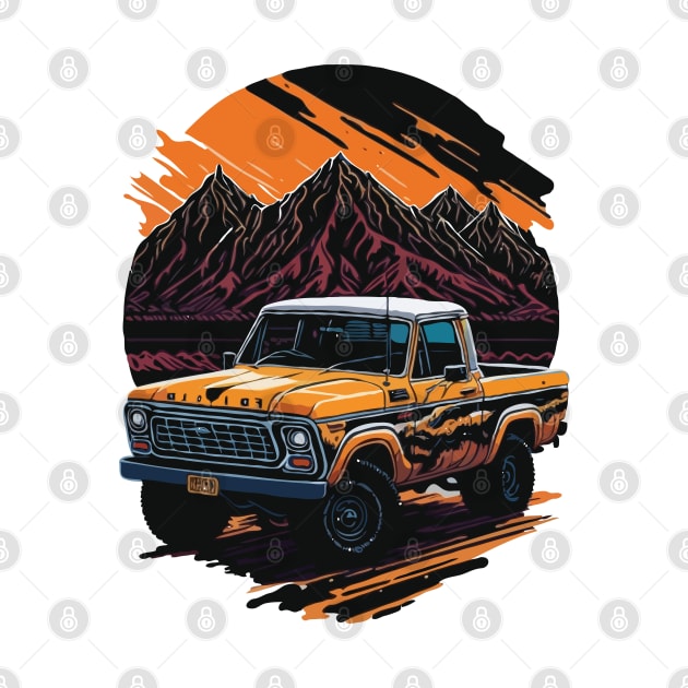 Ford Raptor 4x4 Vintage Truck by Cruise Dresses