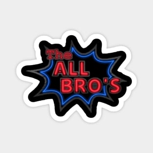 Neon All Bro's Logo Magnet