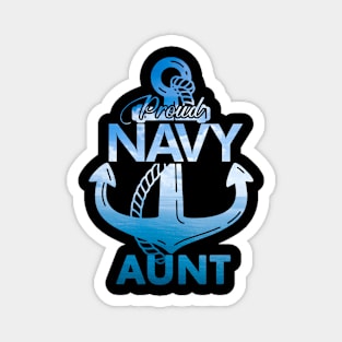 proud navy aunt  lover s veterans day Magnet