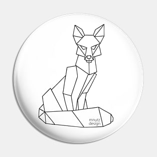 Origami - Fox Pin