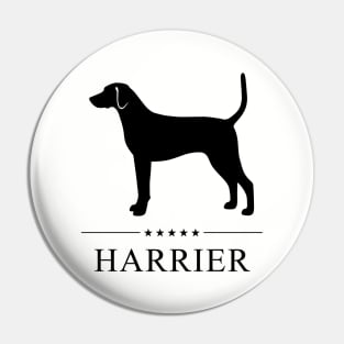 Harrier Black Silhouette Pin