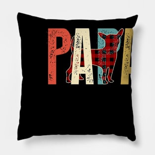 Papa Chihuahua Gift For Chihuahua Lover Pillow