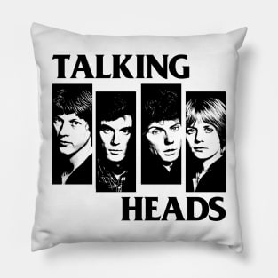 Talking Heads // Original Punksthetic Fan Art Design Pillow