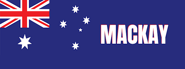 Mackay City in Australian Flag Kids T-Shirt by aybe7elf