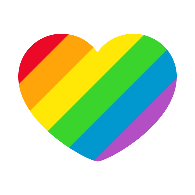 Rainbow LGBT Pride Heart by jeciao