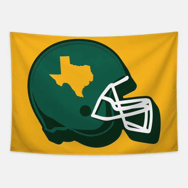 Waco, Texas Football Helmet Tapestry by SLAG_Creative