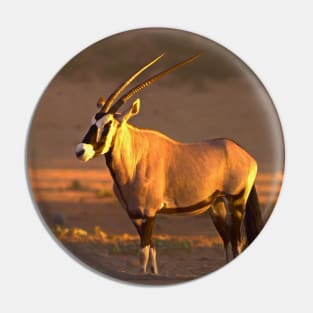 Oryx antelope Pin