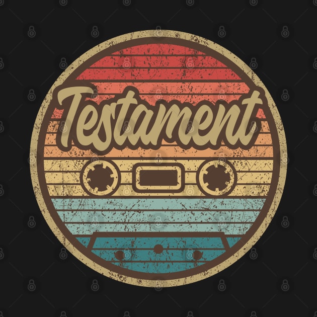 Testament Retro Cassette by penciltimes