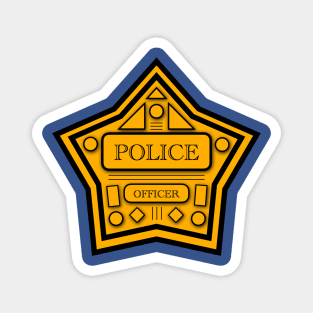 Police Badge Magnet