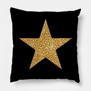 Star Gold vintage, Gold Star Gift Pillow