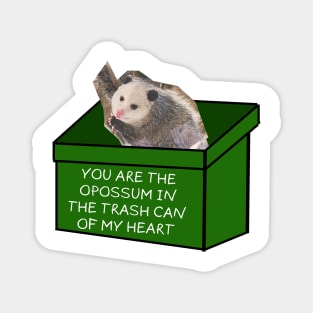 You are the opossum in the trash can of my heart Magnet