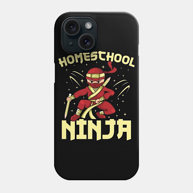 Ninja Homeschool Mom Multitasking Team Mama Homeschooler Phone Case by UNXart