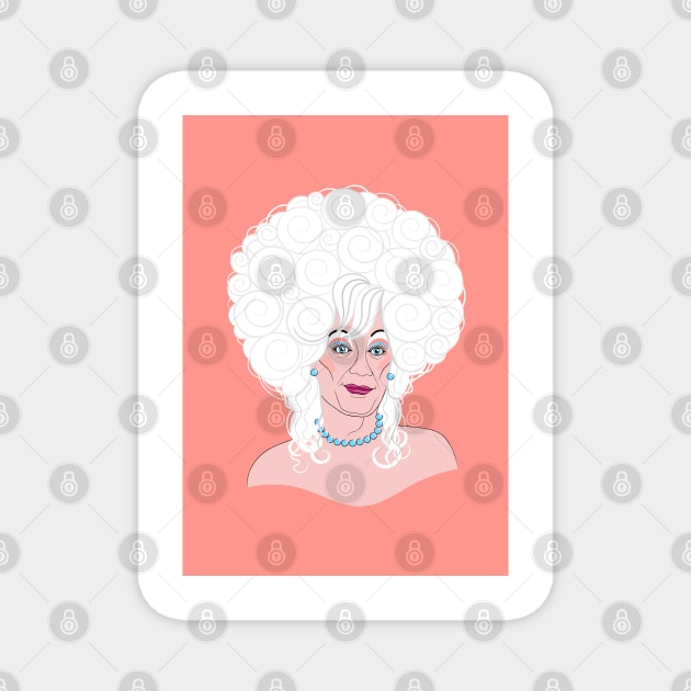 Drag Queen Lily Savage Magnet by AdamRegester