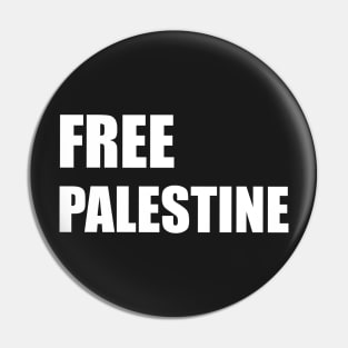 Free Palestine Pin