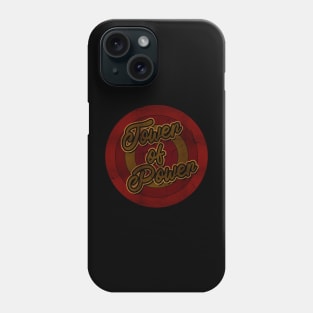 Circle Retro Tower Of Power Phone Case