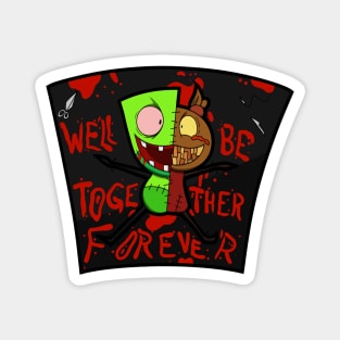 HAPPY MEATBAGS! "Together Forever!" Magnet