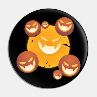 Smiling Pumpkin Pin