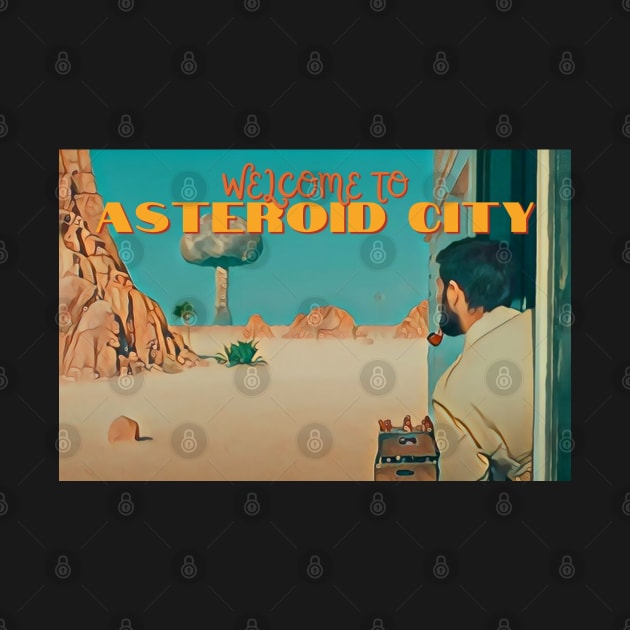 Asteroid City Postcard Augie by Chelsea Seashell