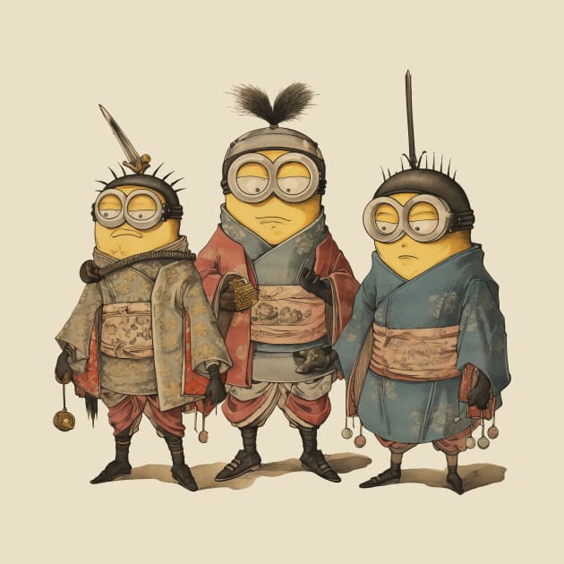 UKIYO-E MINIONS by Drank