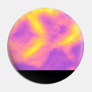 Sapphic Pride Abstract Fractal Fog Pin