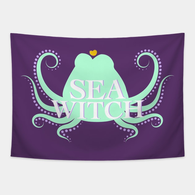 Sea Witch - for dark fabrics Tapestry by 5571 designs