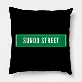 Sunoo Street Sign ENHYPEN Pillow